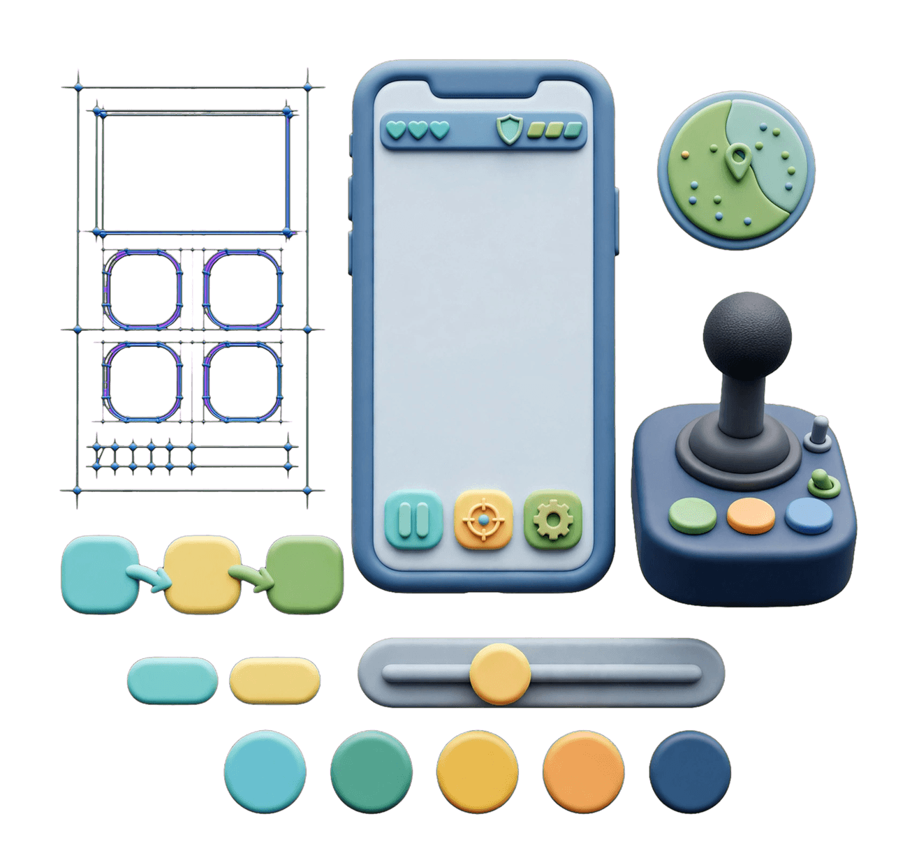 Game UI and UX design in {city}