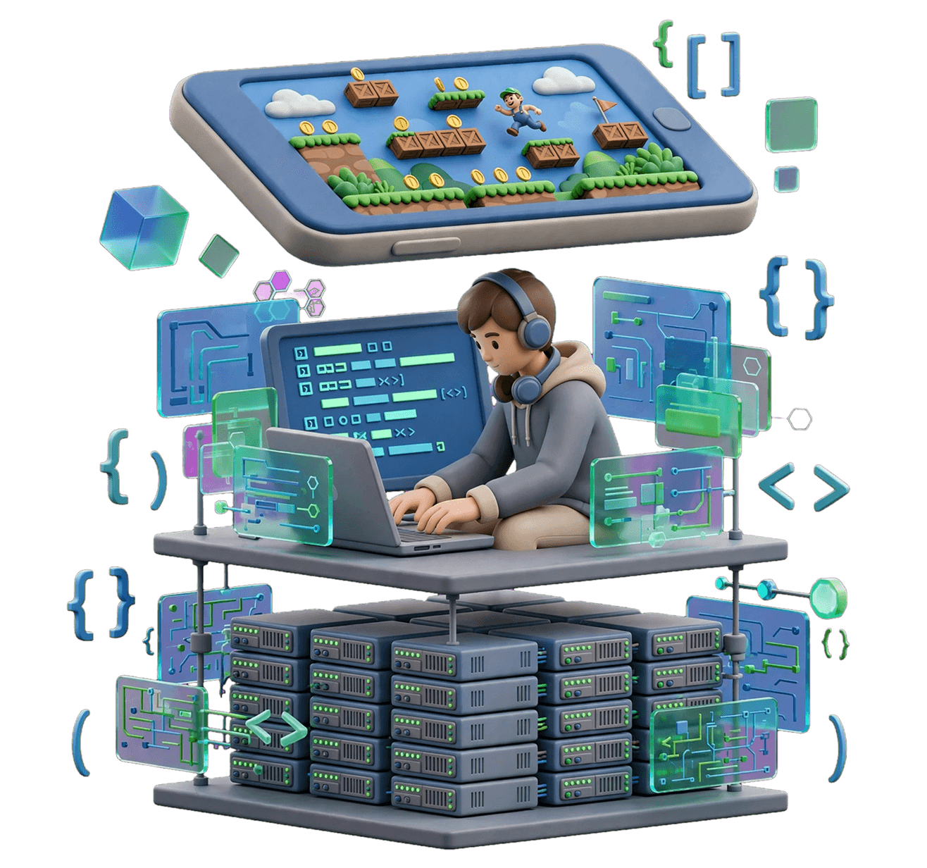 Full-stack game developer outsourcing in {city}