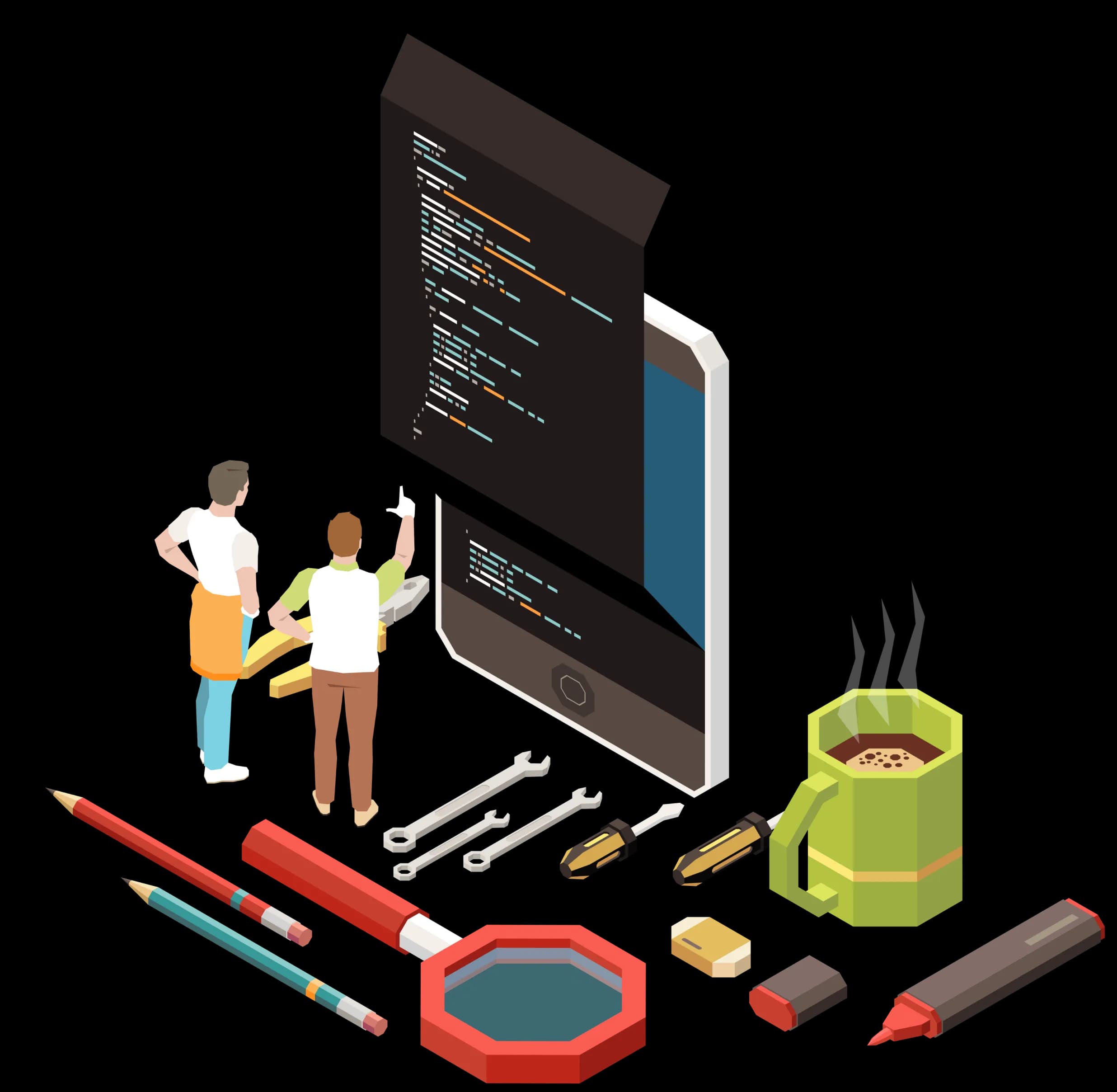 Mobile App Development Character