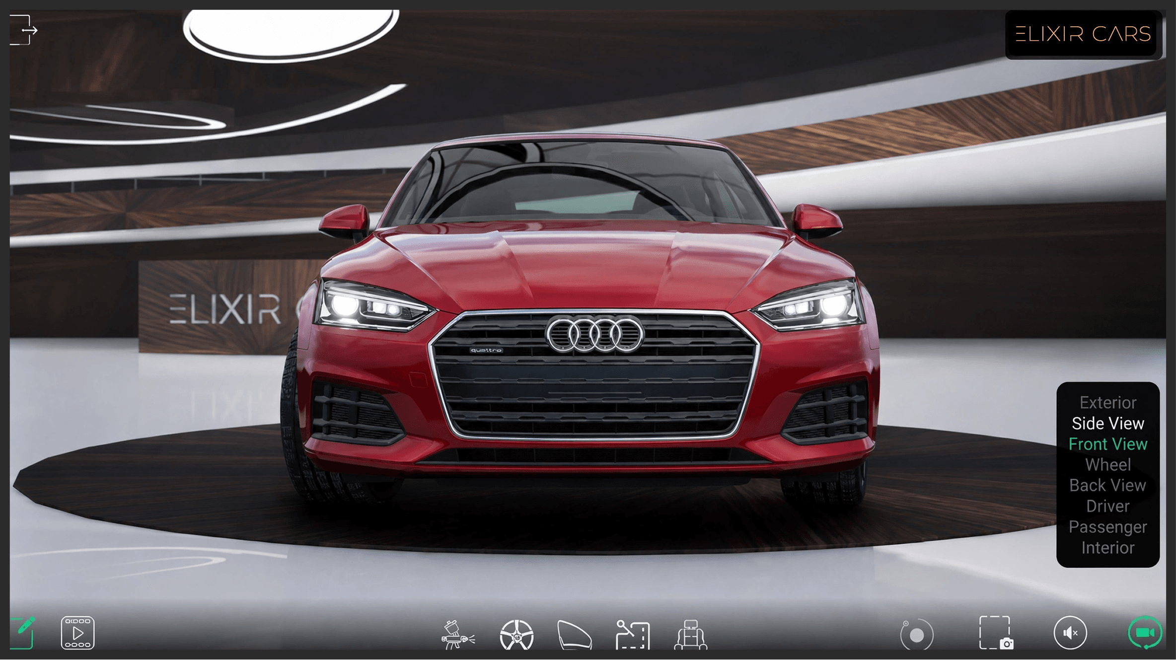 Front View Showroom Render