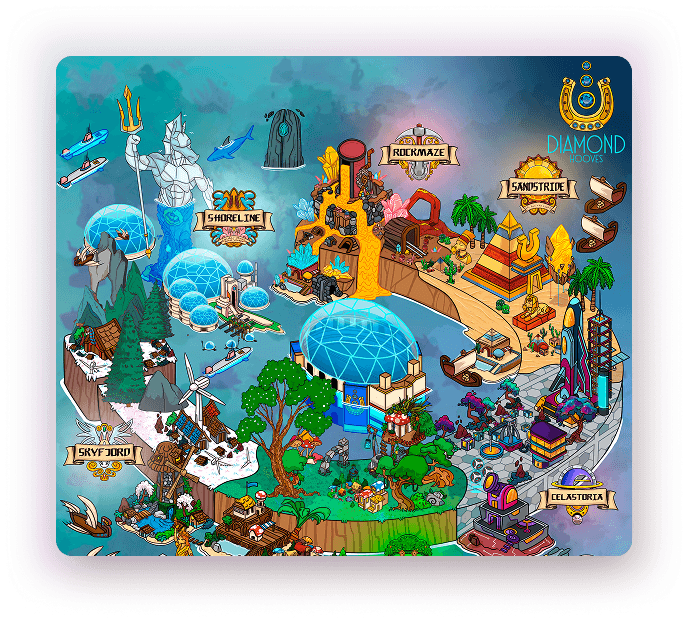 Diamond Hooves Map Concept