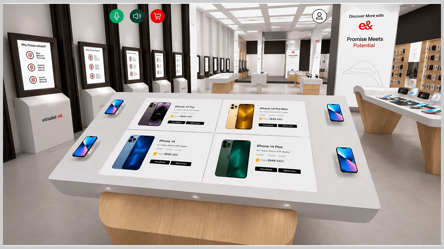 Interactive 3D Phone Displays