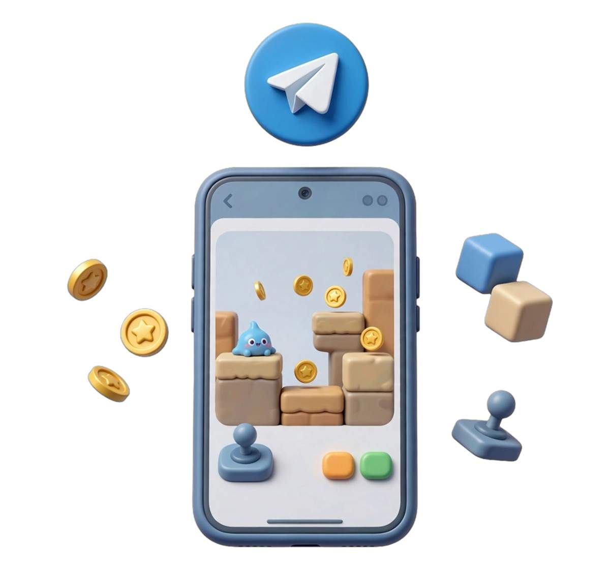 Telegram mini game development interface