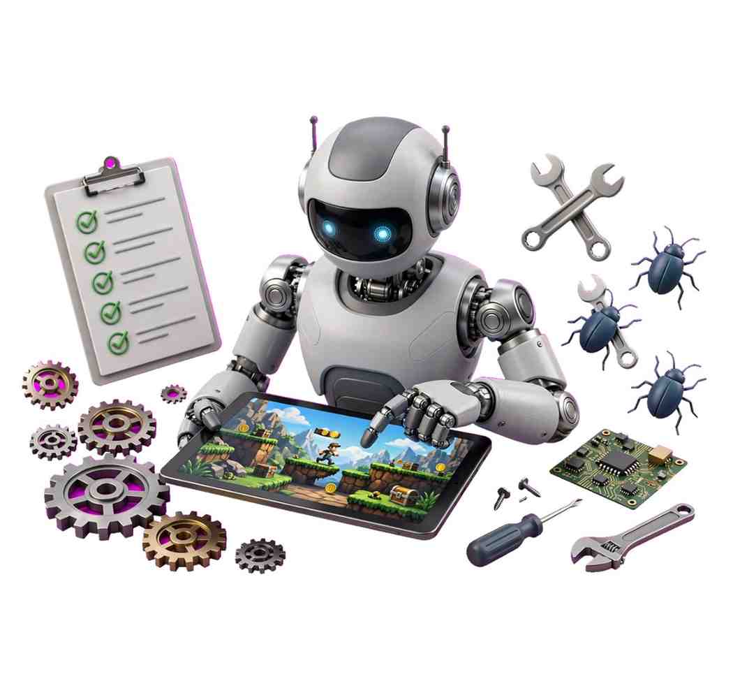 AI game testing and QA automation interface