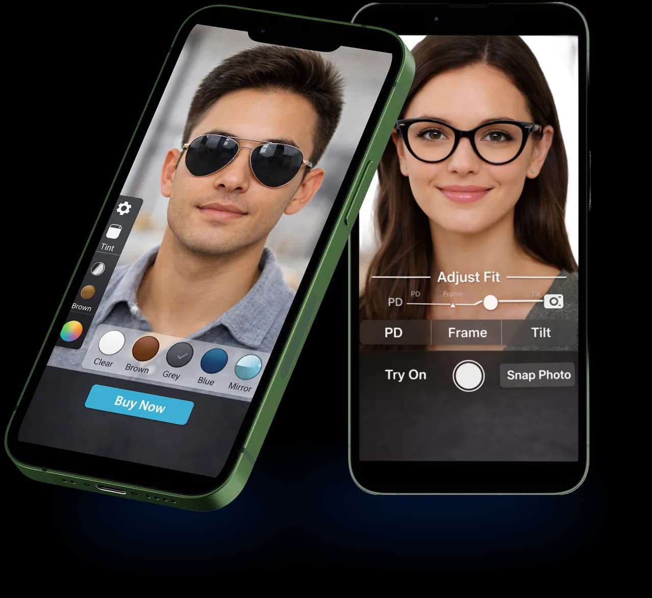 AR Eyewear Try-On Hero