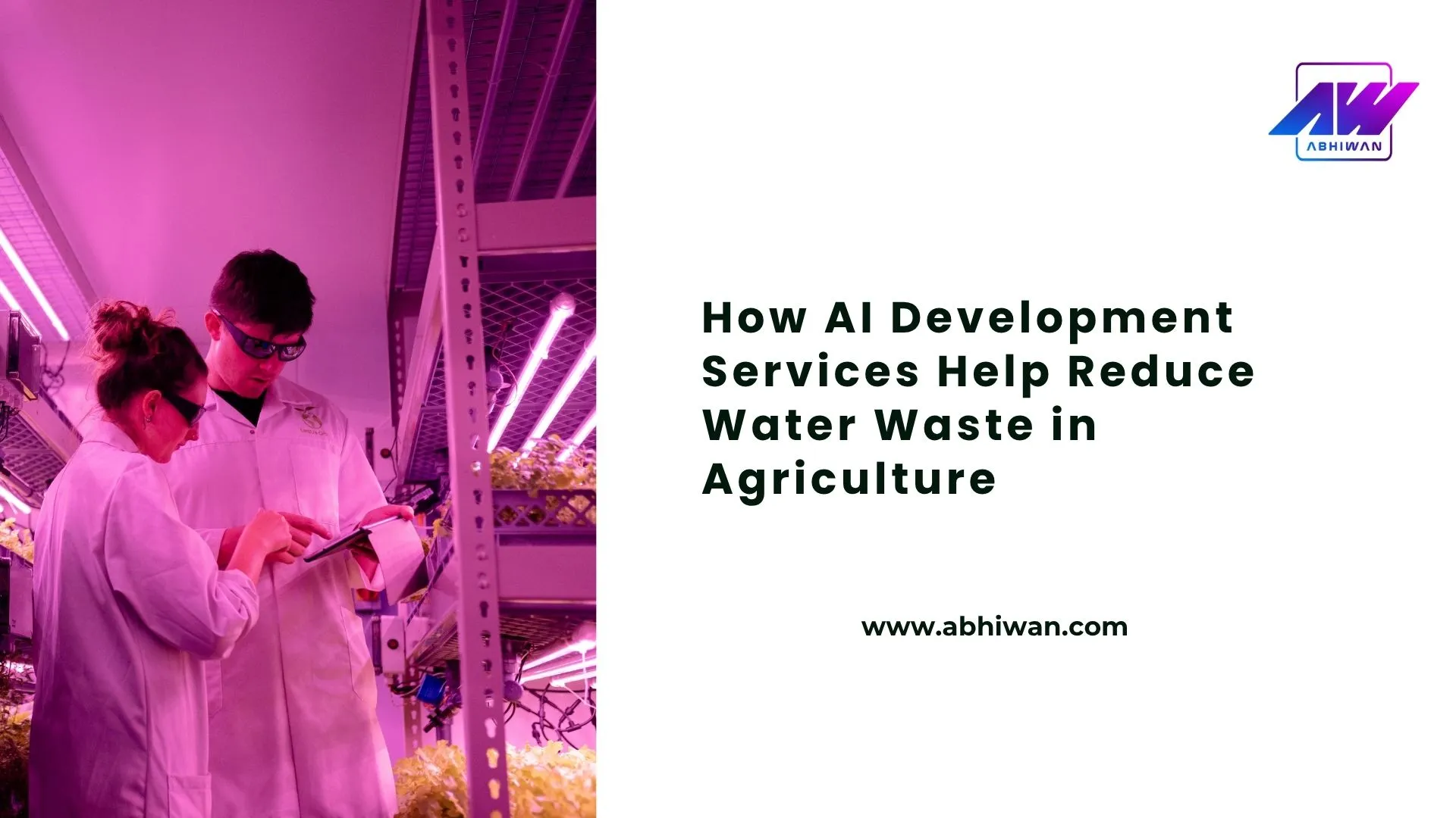 How AI Development Services Help to Reduce Water Waste in Agriculture