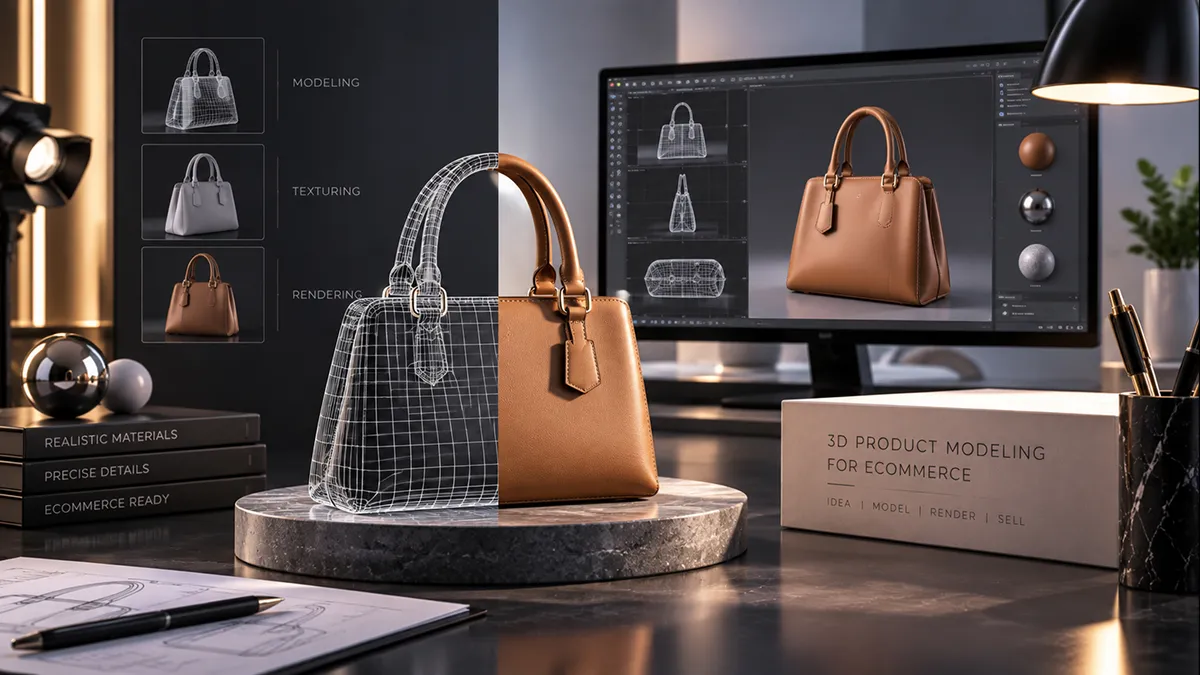 How 3D Product Modeling for eCommerce Supports Business Growth